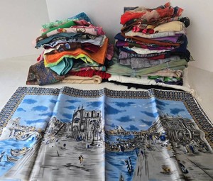 Large Assortment of Mixed Scarves