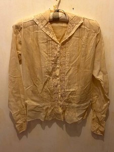 Vintage 1930s Gibson Girl Lace Blouse by Cloquet Size 36
