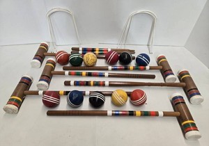 Vintage Forster Croquet Set - Classic Backyard Summer Game