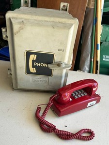 Gai-tronics Premier HAC 2554 Weatherproof Phone Enclosure & Red Emergency Phone