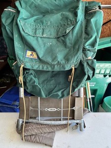 Vintage Camp Trails Summit External Medium Light Aluminum Frame For Serious Backpacking Gortex