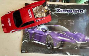RRAFERI Super Car Toy Car & Zerouno Poster Mixed Lot