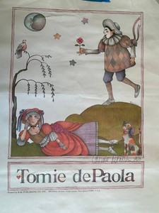 RARE Vintage Tomie dePaola Signed 1983 Art Print Poster
