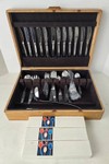 Vintage Amefa Apeldoorn Stainless Flatware - 96 Pieces