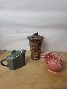 Ceramic Teapot & Pitcher Trio (Lot of 3)