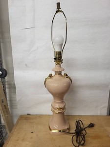 Lena China Hand Decorated Ceramic Table Lamp