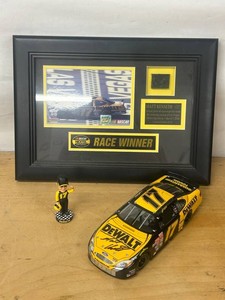 Matt Kenseth DeWalt No. 17 NASCAR Framed Display Mixed Lot