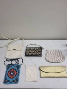 Lot of Vintage Beaded Evening Bags Clutches & Small Handbags Assorted