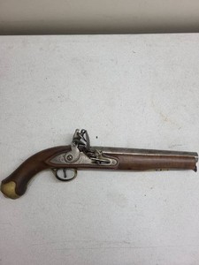 Vintage Japanese Flintlock Pistol Reproduction Tower GR Decor Piece