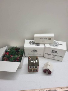 Department 56 Dickens Village & Snow Village Holiday Houses Skaters Decor