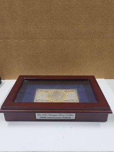 Danbury Mint 1921 Morgan Silver Dollar 100th Anniversary Tribute