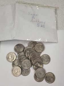 Susan B Anthony One Dollar Coin Lot Mixed Dates U.S. Mint Dollars