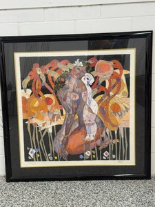 Tie-Feng Jiang Whisper Serigraph 2001 Signed Limited Edition Framed