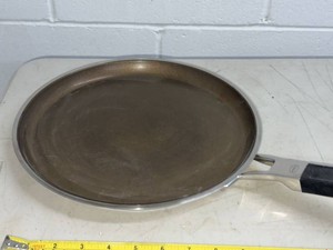 R4sle Stainless Steel Nonstick Crepe Pan Flat Skillet Approx 11in