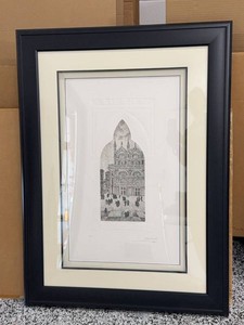 Anatole Krasnyansky Masquerade in Venice Etching Framed 3-Piece Set
