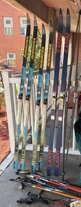 Vintage Cross Country Ski Lot Rossignol Karhu Poles