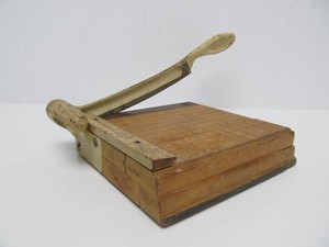 Neat Old Small Size Deluxe #1 Paper Cutter