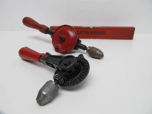 Very Cool Old Vintage Jo-Line Adjustable Angle Small Size Hand Crank Drill&nbsp