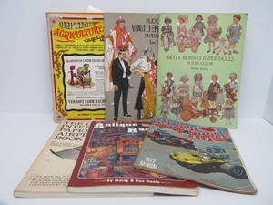 Group of Assorted Books - Paper Airplanes - Hot Rod Show World - Paper Dolls etc