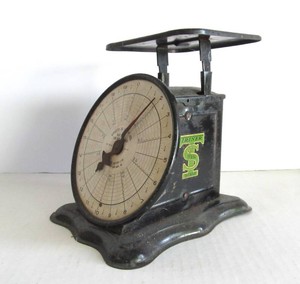 Antique TRINER Steel Counter Scale