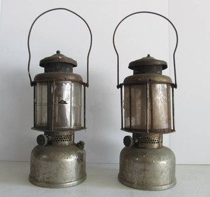 Pair of Antique COLEMAN Air-O Lanterns