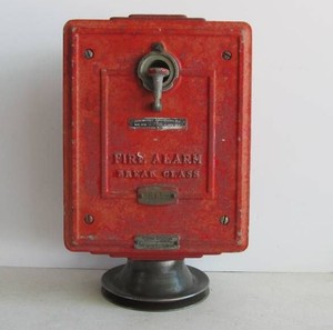 Very Cool 1930s Industrial&nbsp Fire Alarm Call Box