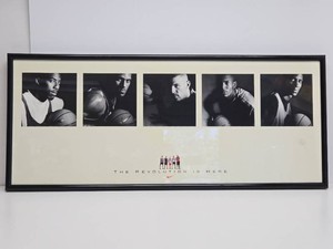 Very Cool 90s NIKE Revolut1on NBA Basketball Advertising Poster