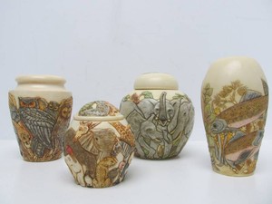 JARDINIA Pottery Vessels, Jars &amp Vases wAnimal Design
