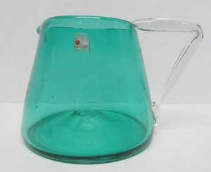 Vintage BLENKO Handmade Glass Pitcher&nbsp