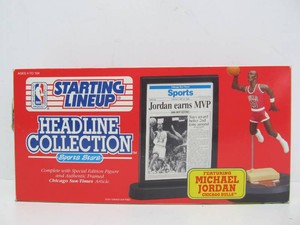 Mint in Box MICHAEL JORDAN starting Lineup Headline Collection Figure