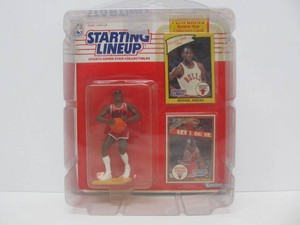 New in Package Unopened MICHAEL JORDAN Starting Lineup Figure wCard or Cards #4