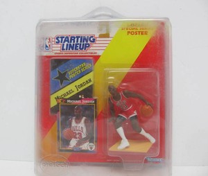 New in Package Unopened MICHAEL JORDAN Starting Lineup Figure wCard or Cards #10