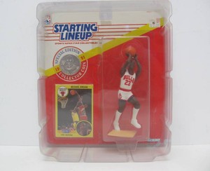 New in Package Unopened MICHAEL JORDAN Starting Lineup Figure wCard or Cards #12