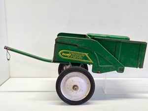 Neat Old DUMP TRAC Metal Pedal Tractor Trailer