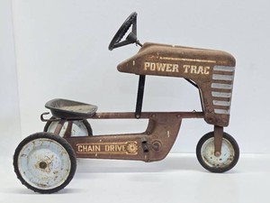 Vintage 1950s MURRAY Power Trac Chain Driven Pedal Tractor