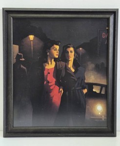 Great looking Framed Vintage Style Print by Jack Vettriano&nbsp
