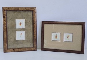 2 Framed signed Numbered FLINTSTONES Artworks