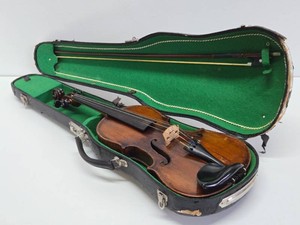 Nice Antique Early 1900s Violin wBow &amp Case