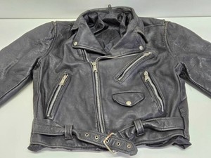 Vintage Cowhide Leather Motorcycle Jacket