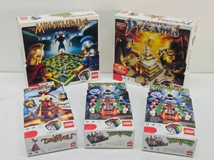 Lot of 5 LEGO Game &amp Building Sets - Pyramid, Minotaurus, Lava Dragon etc