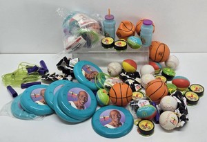 LARGE Lot of 90s SPACE JAM etc McDonalds Fitness Fun Challenge Items