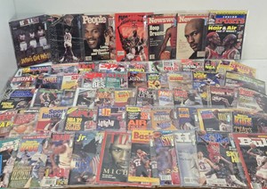LARGE Collection of Magazines etc wMichael Jordan Covers