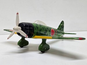 Larger Vintage Tin Litho Airplane Toy