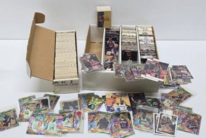 Large Group of Unsearched 1990s Basketballs Cards