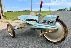 Nice working Vintage 1960s Mattel X-15 VRROOM Pedal Car