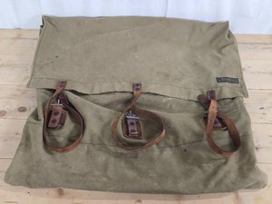 Vintage Canvas &amp Leather Portage Pack wMosquito Head Net