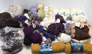 Large Lot of Unused Wool &amp other Yarn