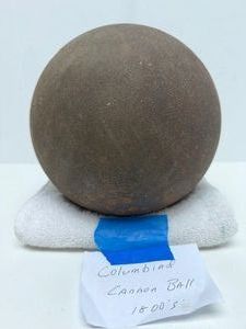 Original Civil War era 75lb Columbiad Cannon Ball