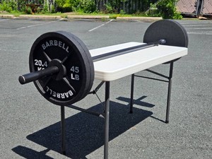 Realistic FAKE Lightweight Foam Barbell Set