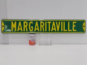 Heavy Embossed Steel MARGARITAVILLE Bar Sign